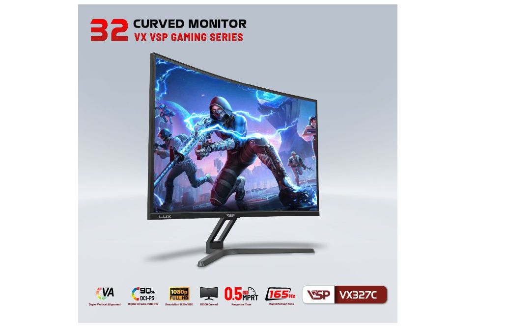 Màn hình máy tính LCD Cong VSP VX327C