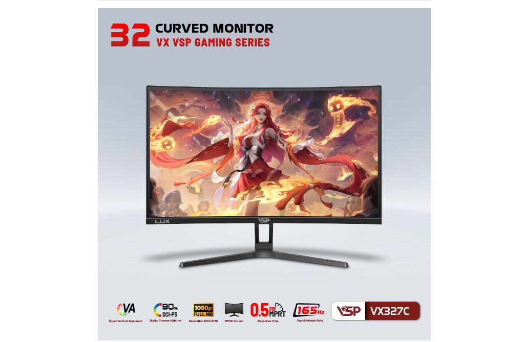 Màn hình máy tính LCD Cong VSP VX327C