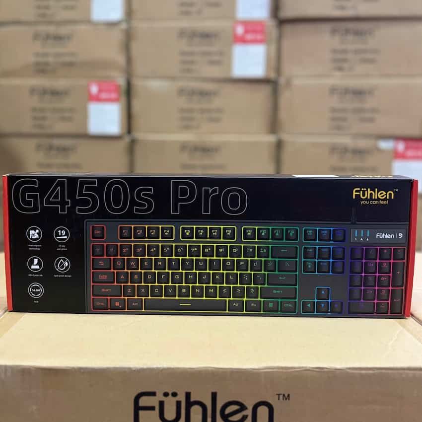 Bàn Phím Giả Cơ Fuhlen G450S Pro RGB (RGB, full size)