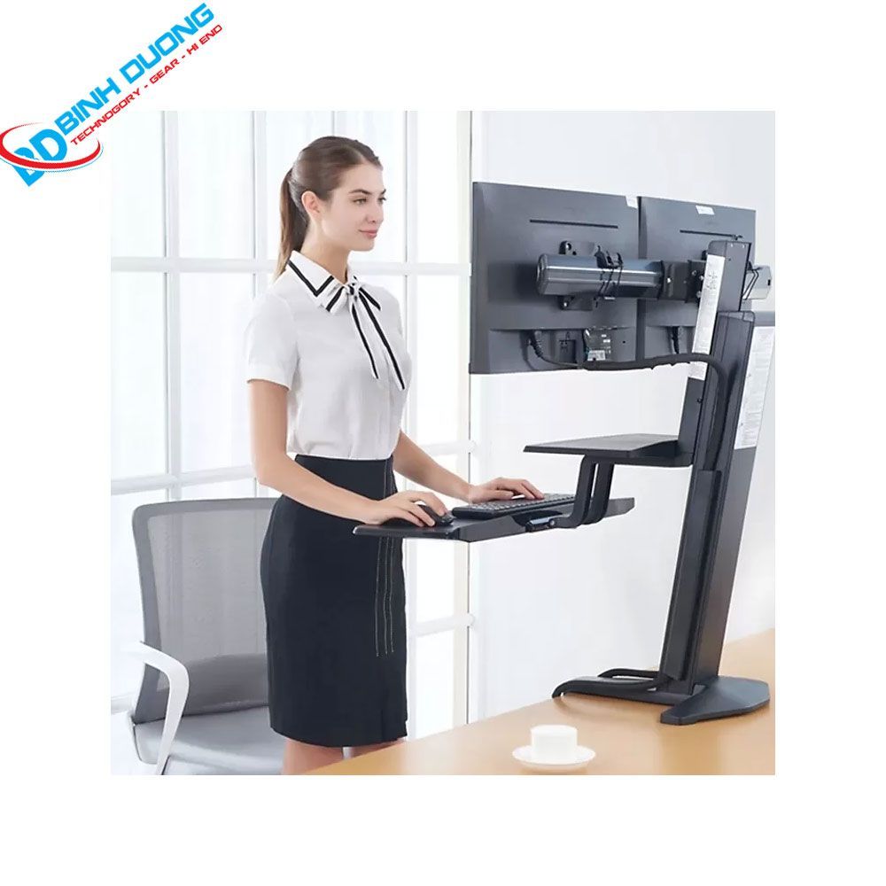 Giá treo gắn bàn 2 LCD L100 (22-32