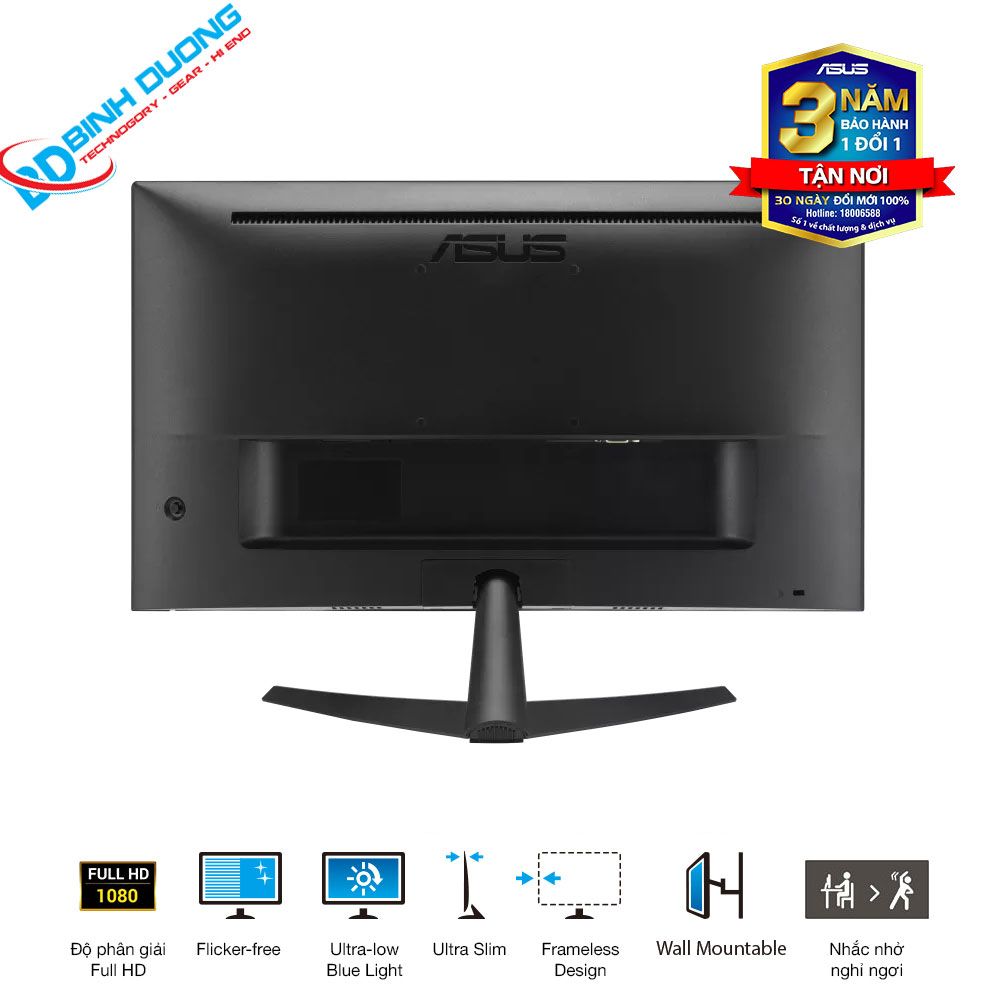 Màn Hình LCD ASUS 22inch VY229HF FHD IPS 100HZ