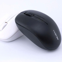 MOUSE T-WOLF Q3 (White/Black/Wireless/AA*1/1200dpi/3 key)