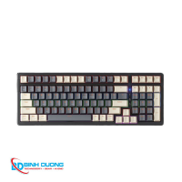 Bàn phím cơ có dây NEWMEN GM328 Trắng Xám - Red Switch - led