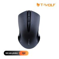 Chuột máy tính T-WOLF Q2 (Black/Wireless/AA*1/1600dpi/3 key)