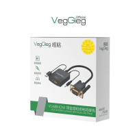 Bộ chuyển đổi VEGGIEG VGA sang HDMI có dây Loa/Nguồn - V-Z618