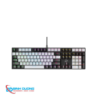 Bàn phím cơ có dây gaming DARE-U EK810X BLACK-GREY Blue switch - led